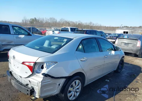 2015 Toyota Corolla Le из США, поврежденный, VIN 2T1BURHE1FC353539